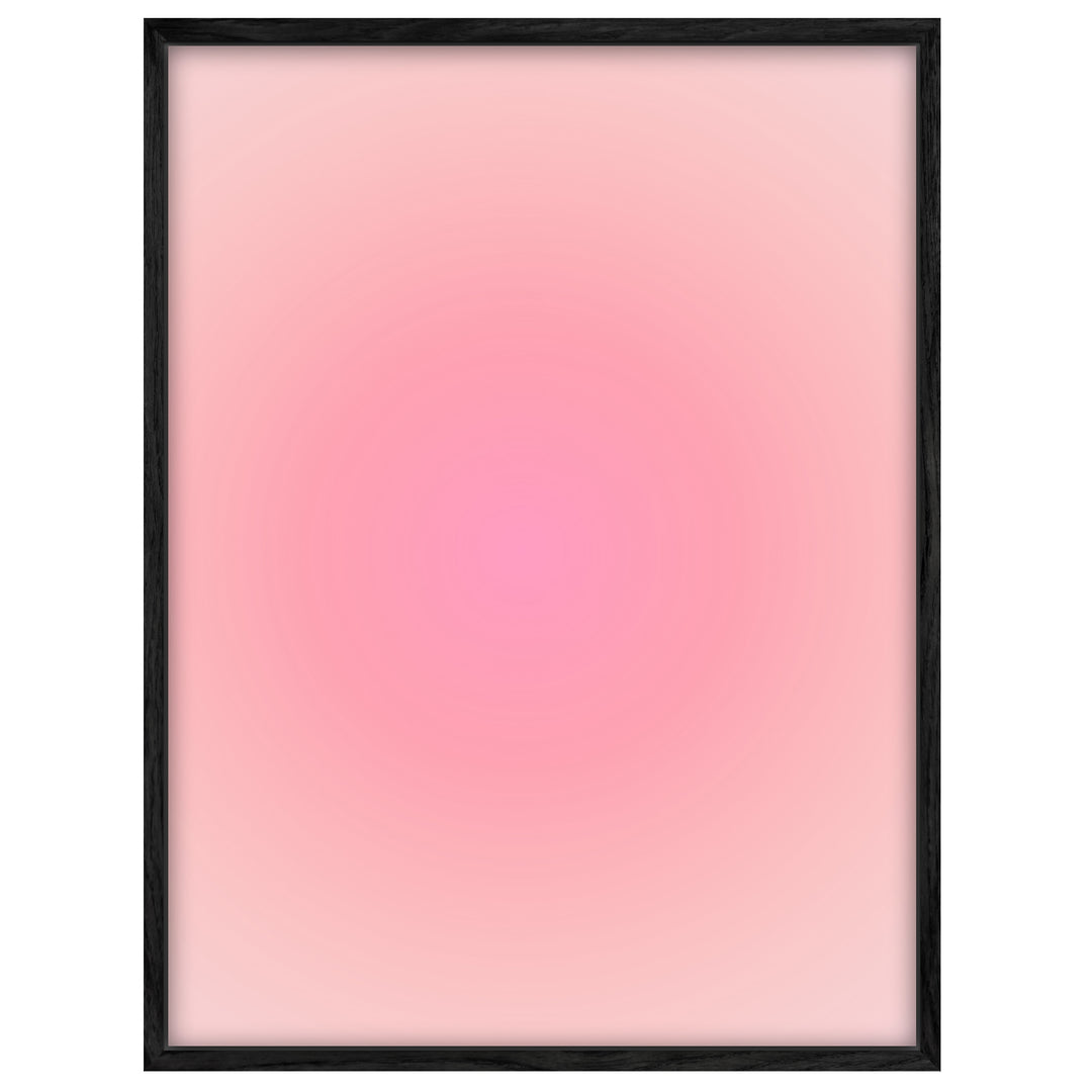 Aura Sonnenstrahlen-rosa Leinwand Dopamin – Leinwand auf Holzrahmen – Ansicht 4