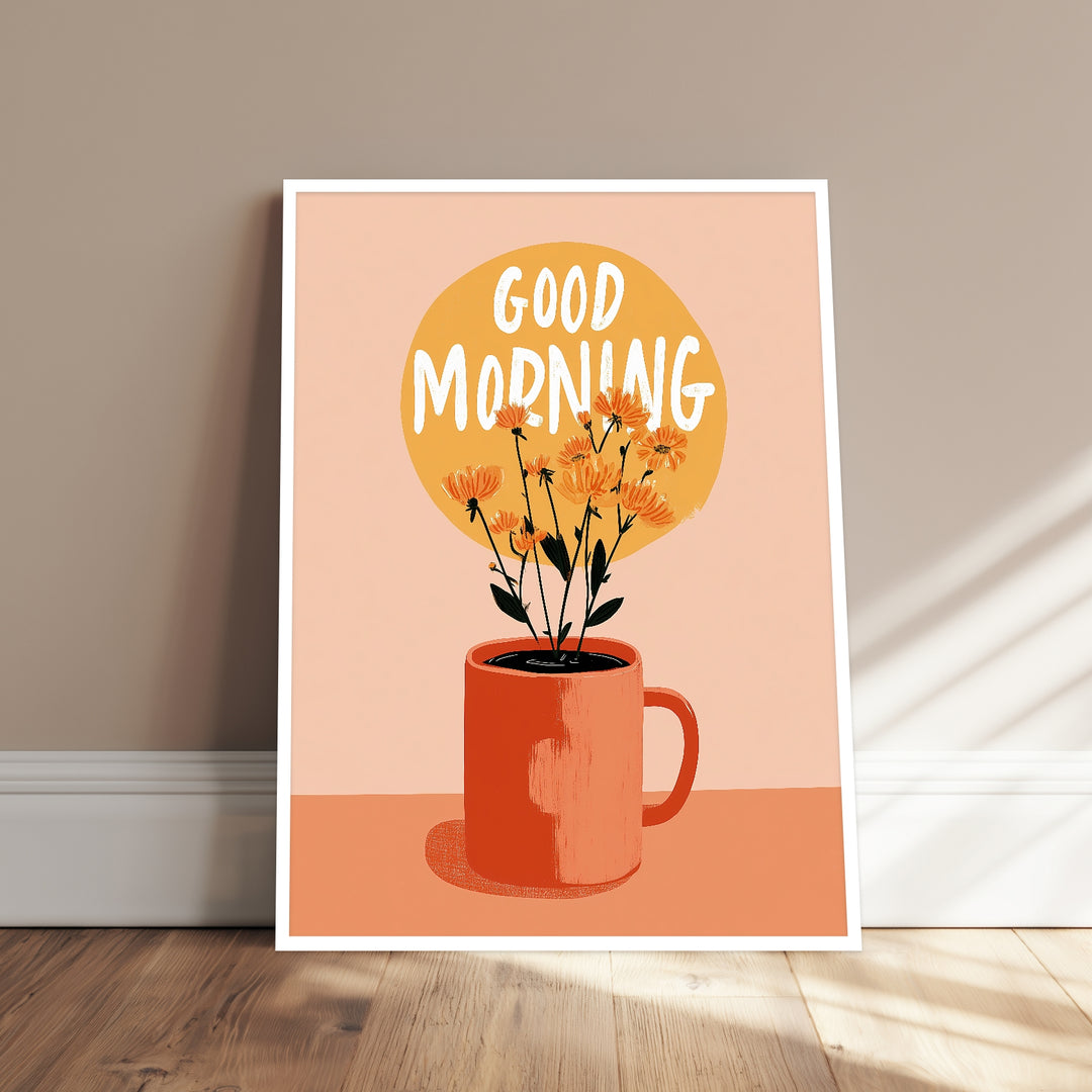 Good Morning Poster Dopamin – mattes Kunstdruck-Papier – Ansicht 4