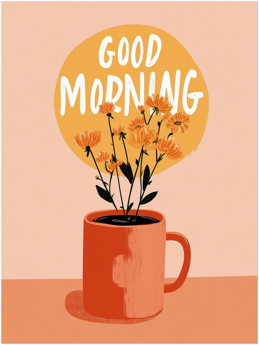 Good Morning Dopamin – Wandkunst