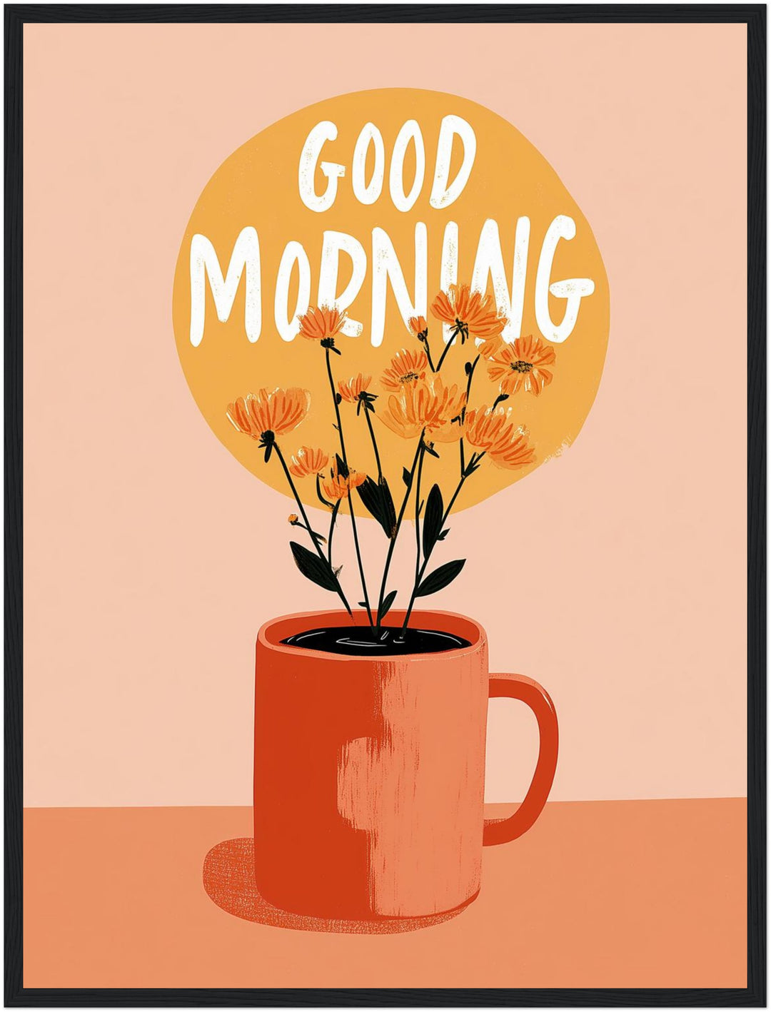 Good Morning Poster Dopamin – mattes Kunstdruck-Papier – Ansicht 5