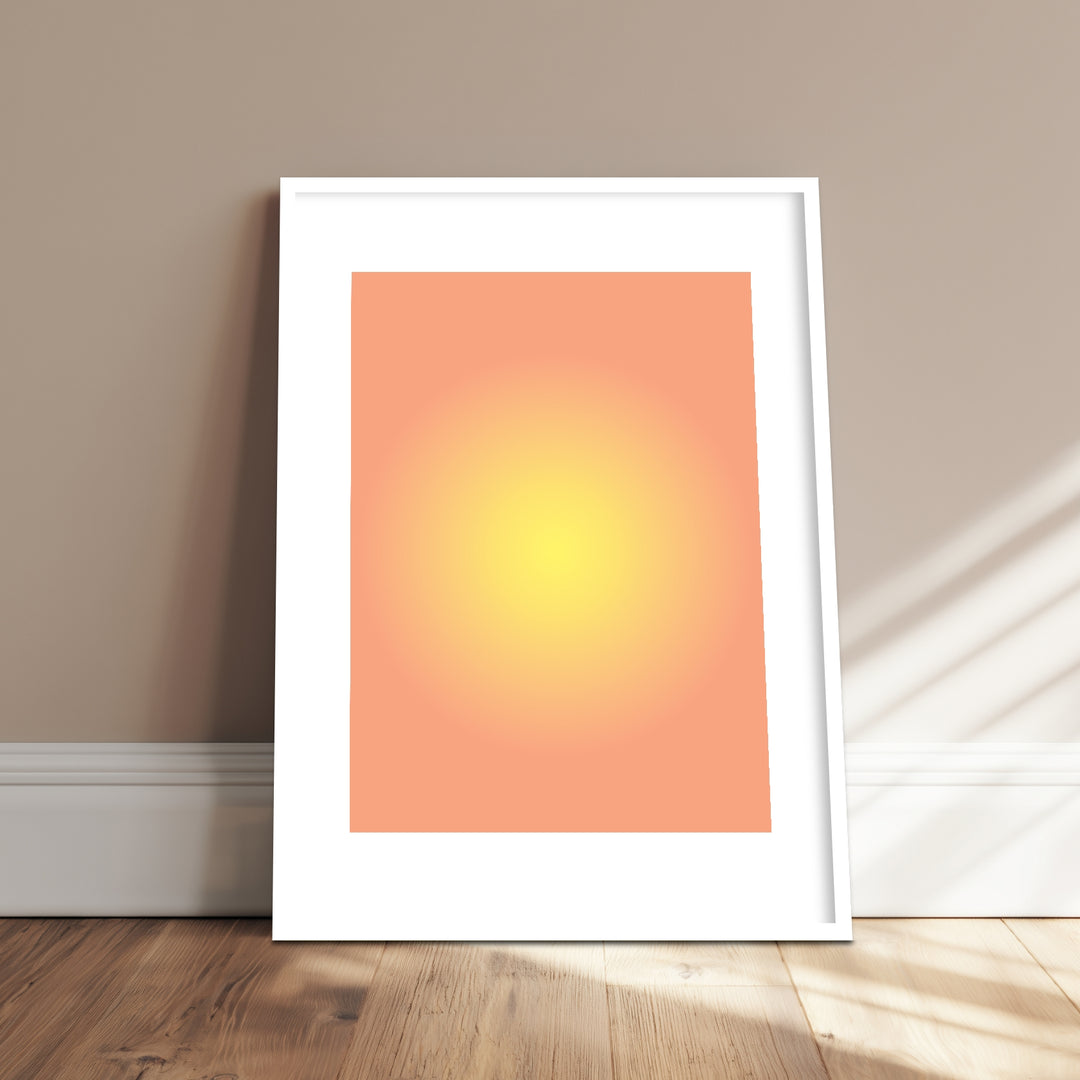 Aura sonnengelb Poster Dopamin – mattes Kunstdruck-Papier – Ansicht 4