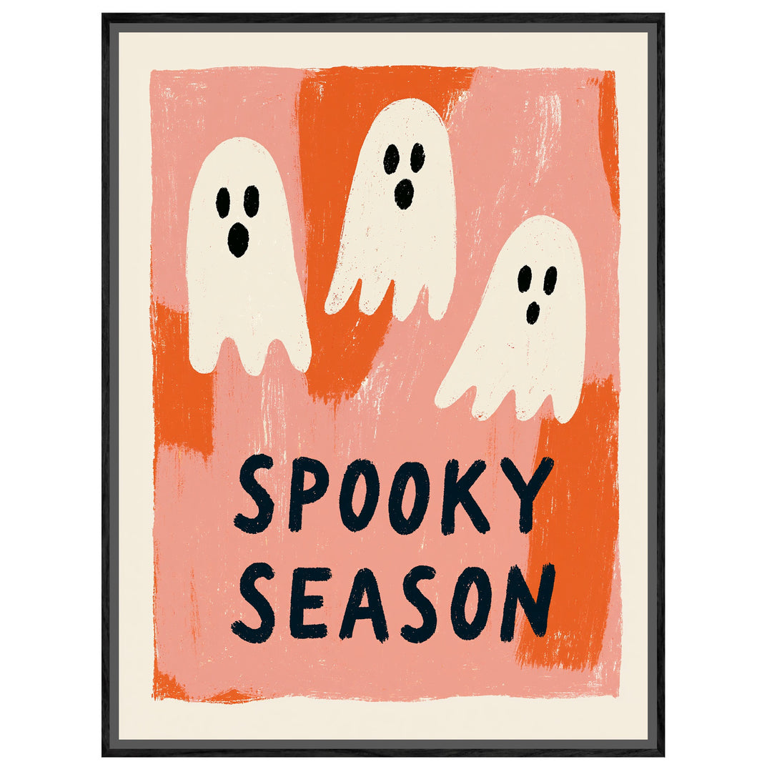 Drei Geister Spooky Season Leinwandbild – Leinwandbild