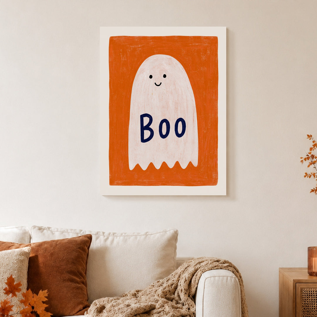gespenst-boo-halloween Poster – Ohne Rahmen – Produktfoto