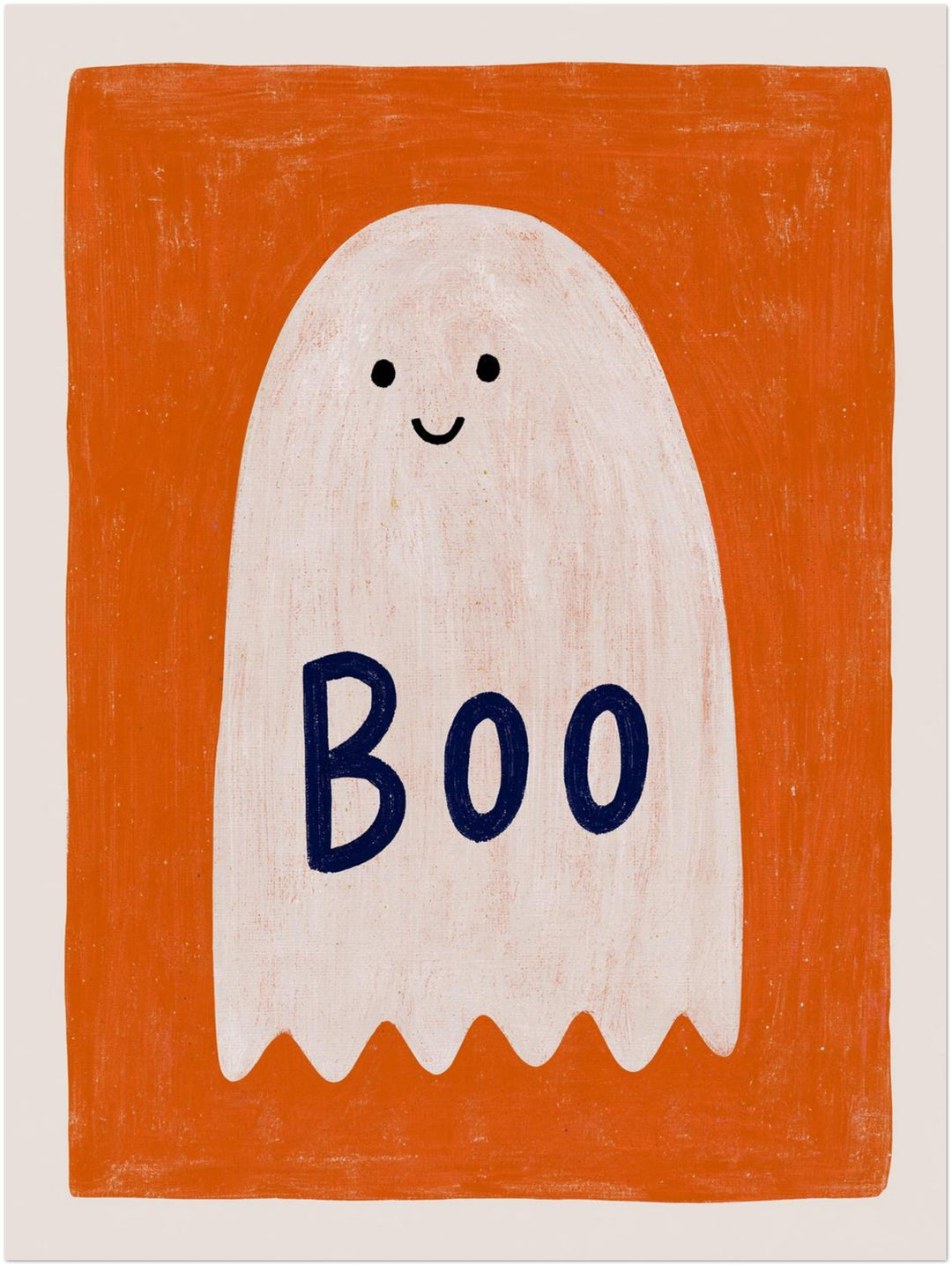 gespenst-boo-halloween Leinwandbild – Ohne Rahmen – Produktfoto