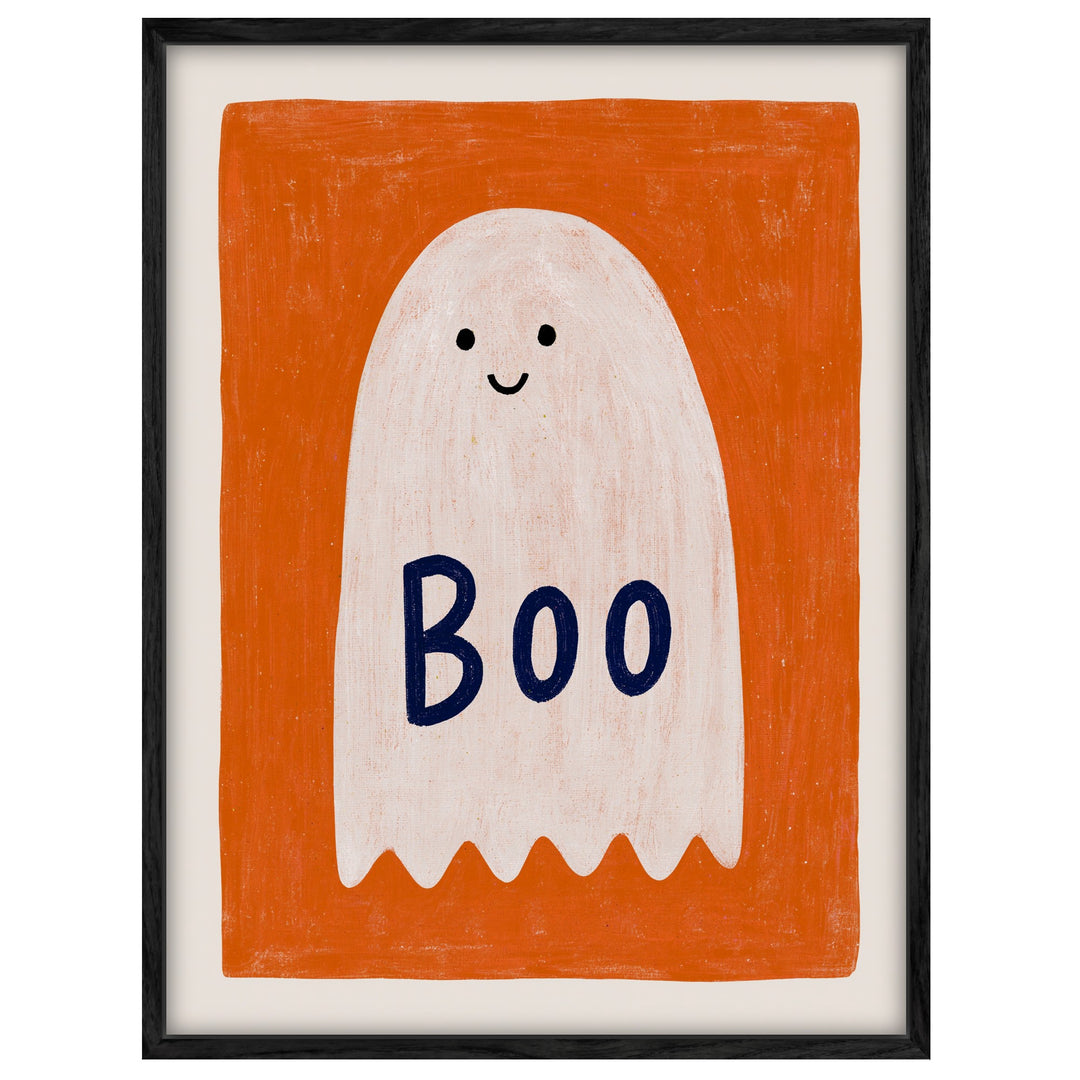 gespenst-boo-halloween Leinwandbild – Leinwandbild
