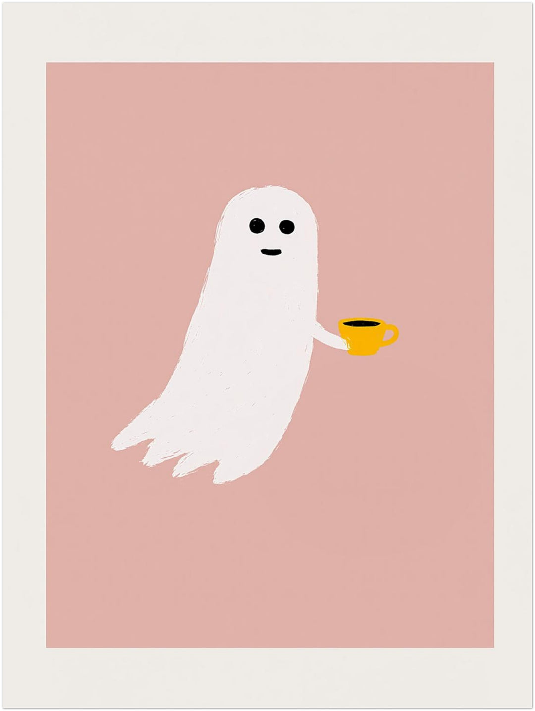 Kleines Gespenst Kaffeepause Poster – Ohne Rahmen – Produktfoto