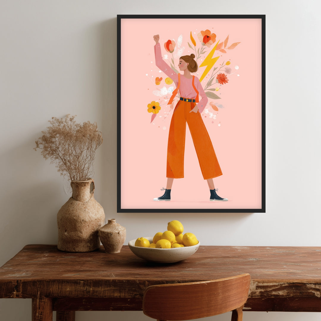 Powerfrow Poster Dopamin – mattes Kunstdruck-Papier – Ansicht 2