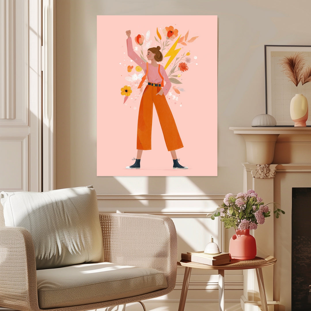 Powerfrow Poster Dopamin – mattes Kunstdruck-Papier – Ansicht 3