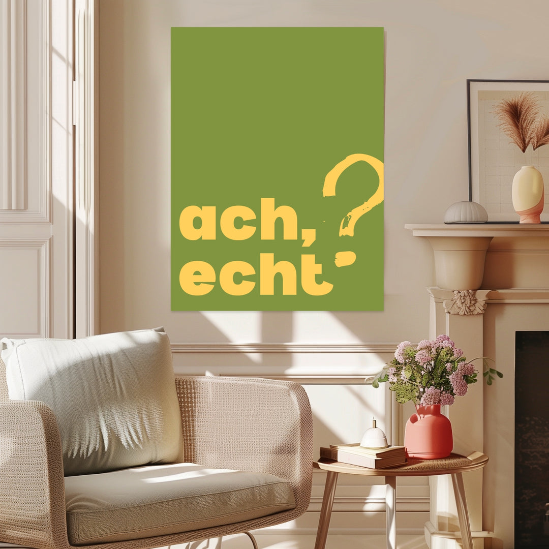 Ach echt Poster Dopamin – mattes Kunstdruck-Papier – Ansicht 3
