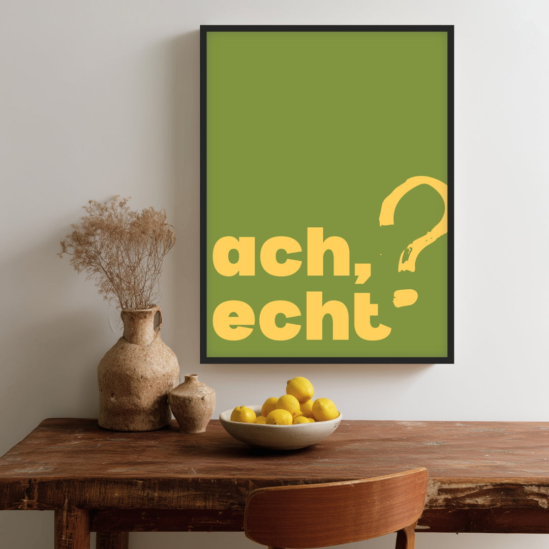 Ach echt Poster Dopamin – mattes Kunstdruck-Papier – Ansicht 2