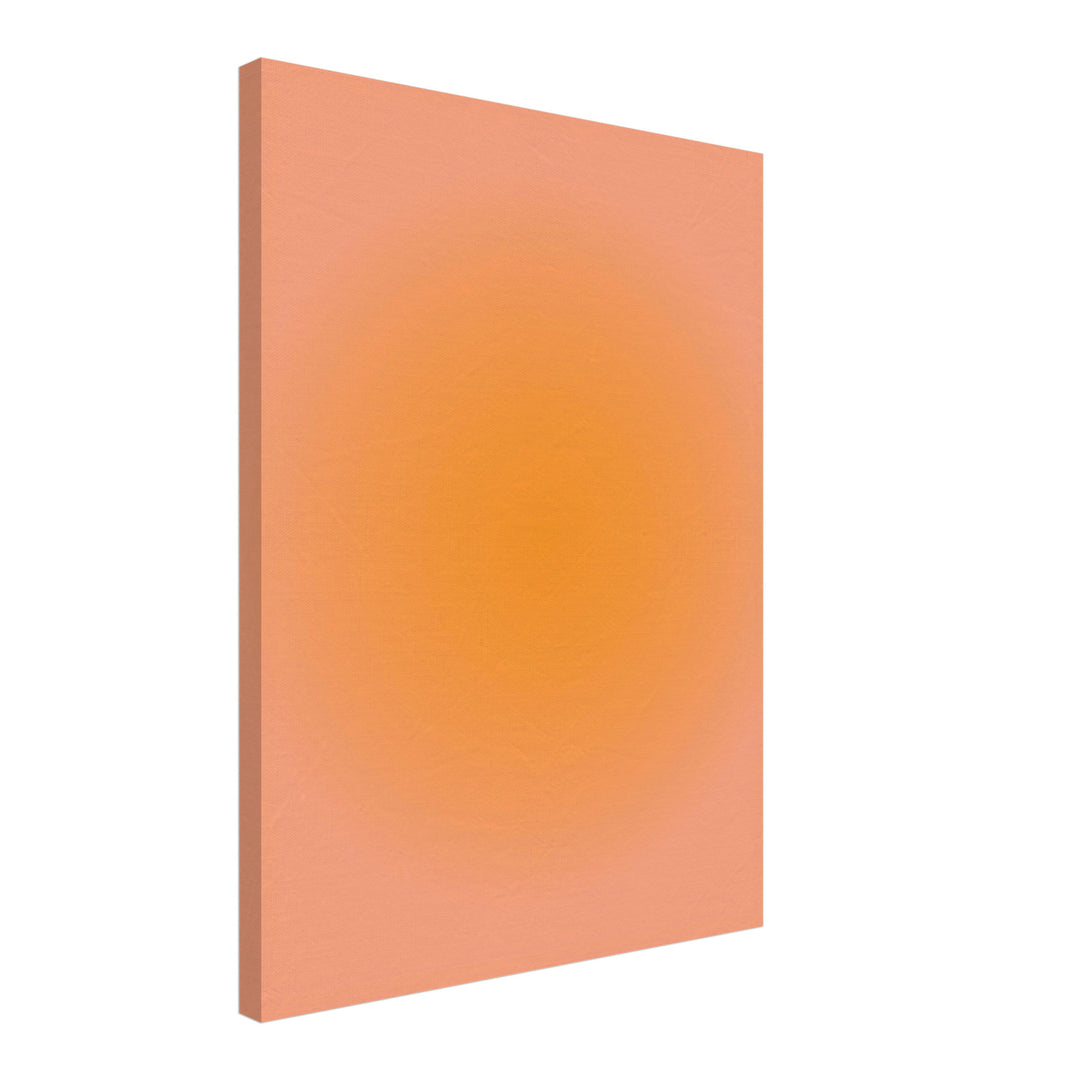 Aura orange Leinwand Dopamin – Leinwand auf Holzrahmen – Ansicht 2