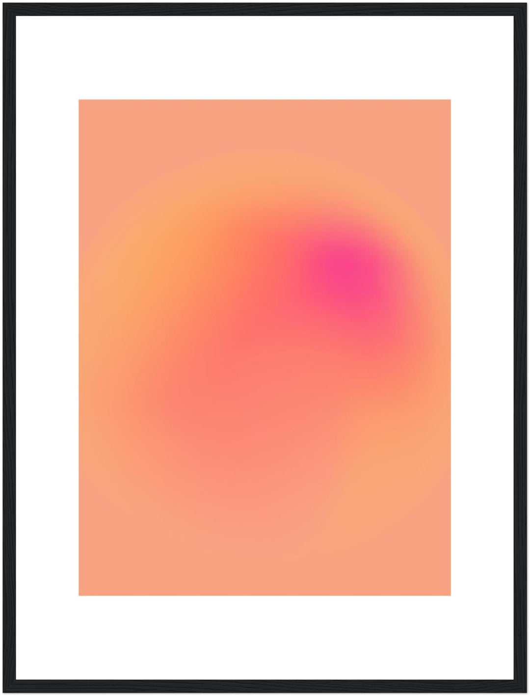 Aura orange-pink Poster Dopamin – mattes Kunstdruck-Papier – Ansicht 5