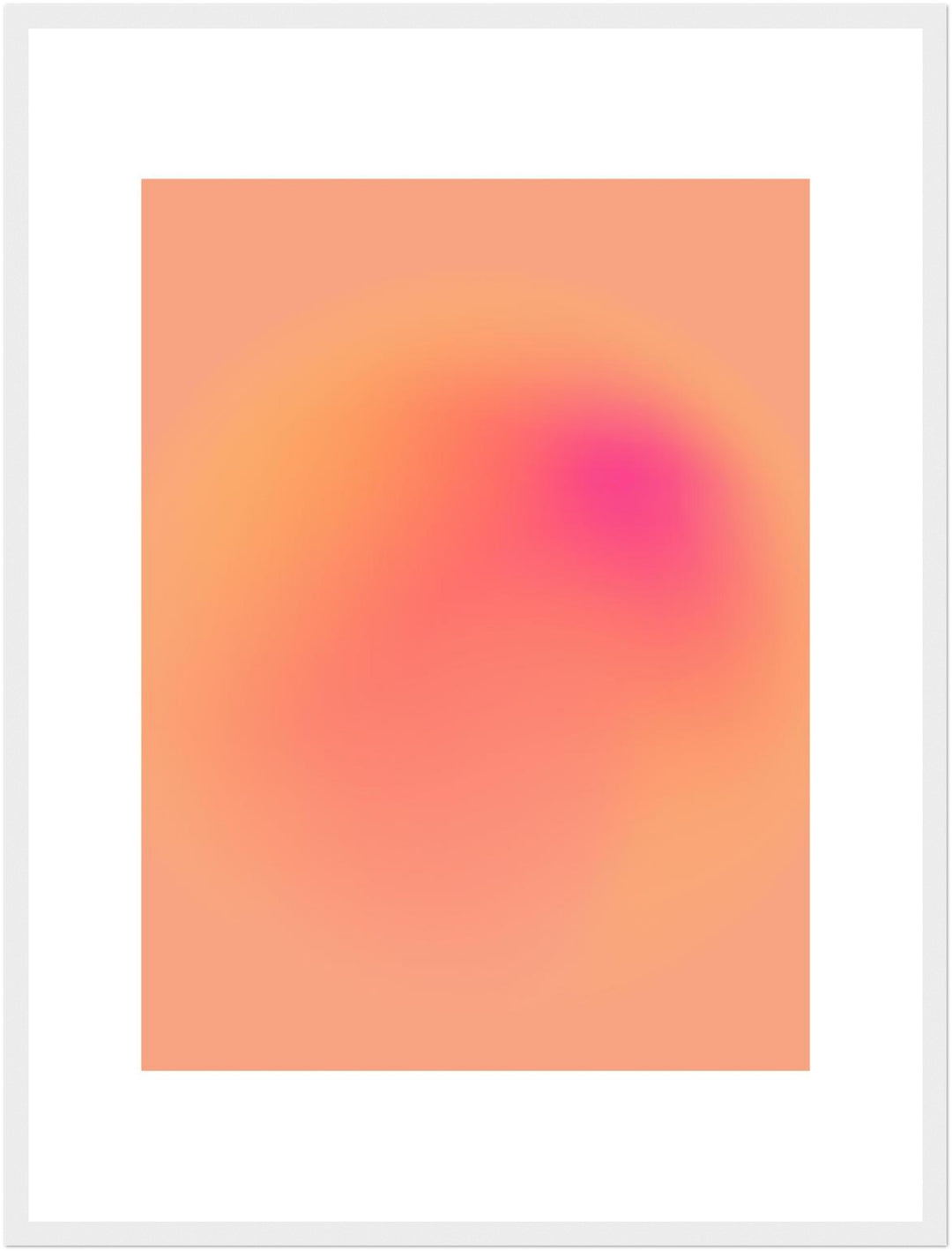 Aura orange-pink Poster Dopamin – mattes Kunstdruck-Papier – Ansicht 6