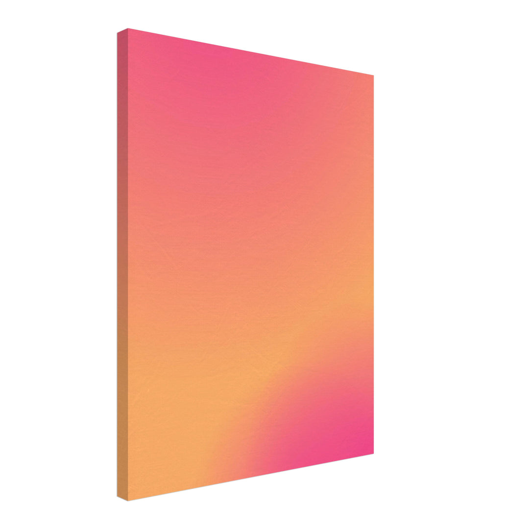 Aura rosa-orange Vol. I Leinwand Dopamin – Leinwand auf Holzrahmen – Ansicht 2