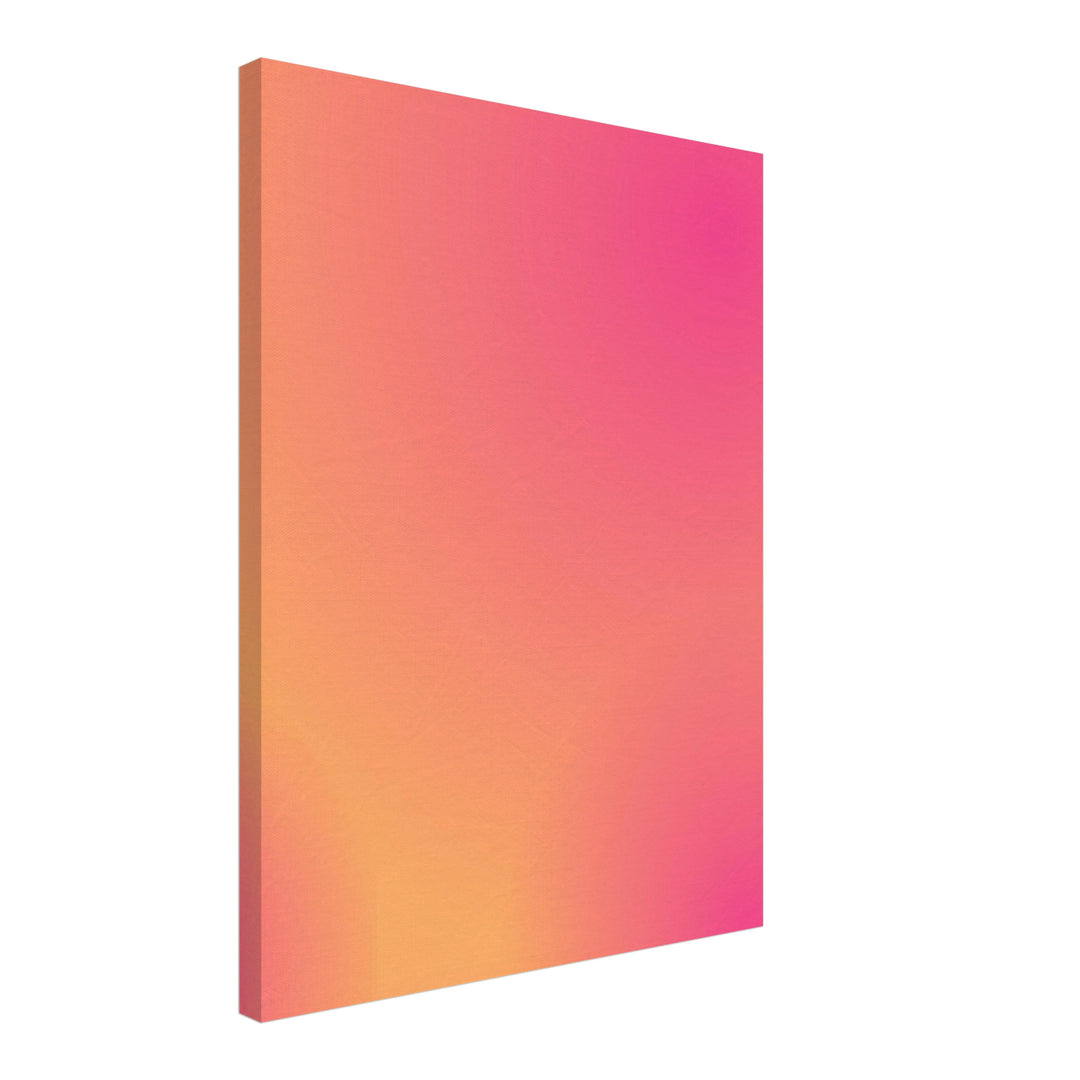 Aura rosa-orange Vol. III Leinwand Dopamin – Leinwand auf Holzrahmen – Ansicht 2
