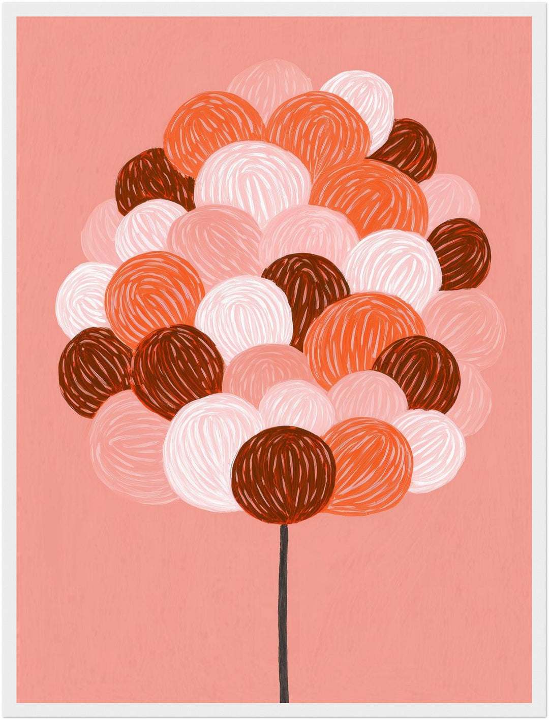 Bunter Ballonstrauß Poster Dopamin – mattes Kunstdruck-Papier – Ansicht 6