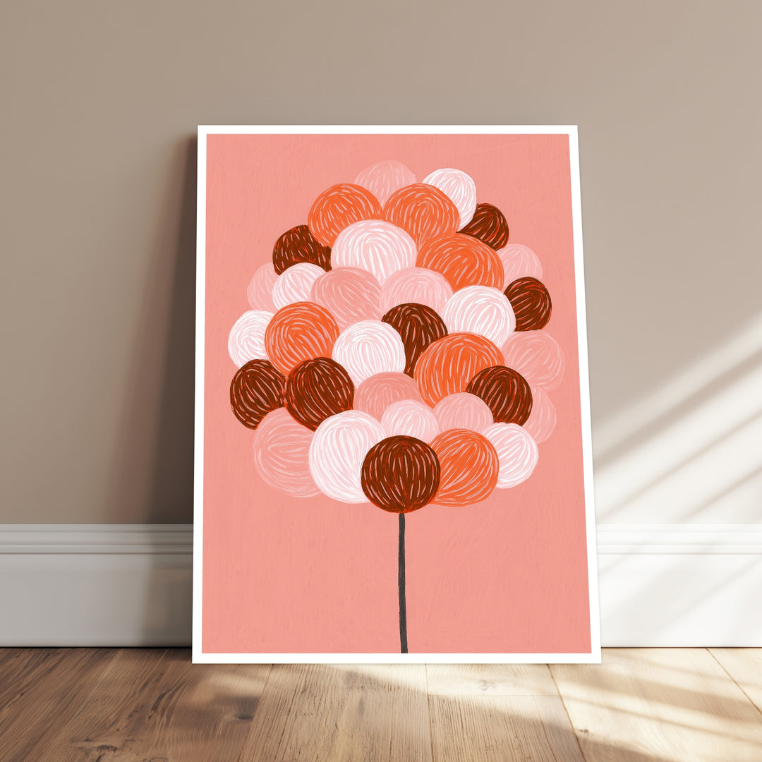 Bunter Ballonstrauß Poster Dopamin – mattes Kunstdruck-Papier – Ansicht 4