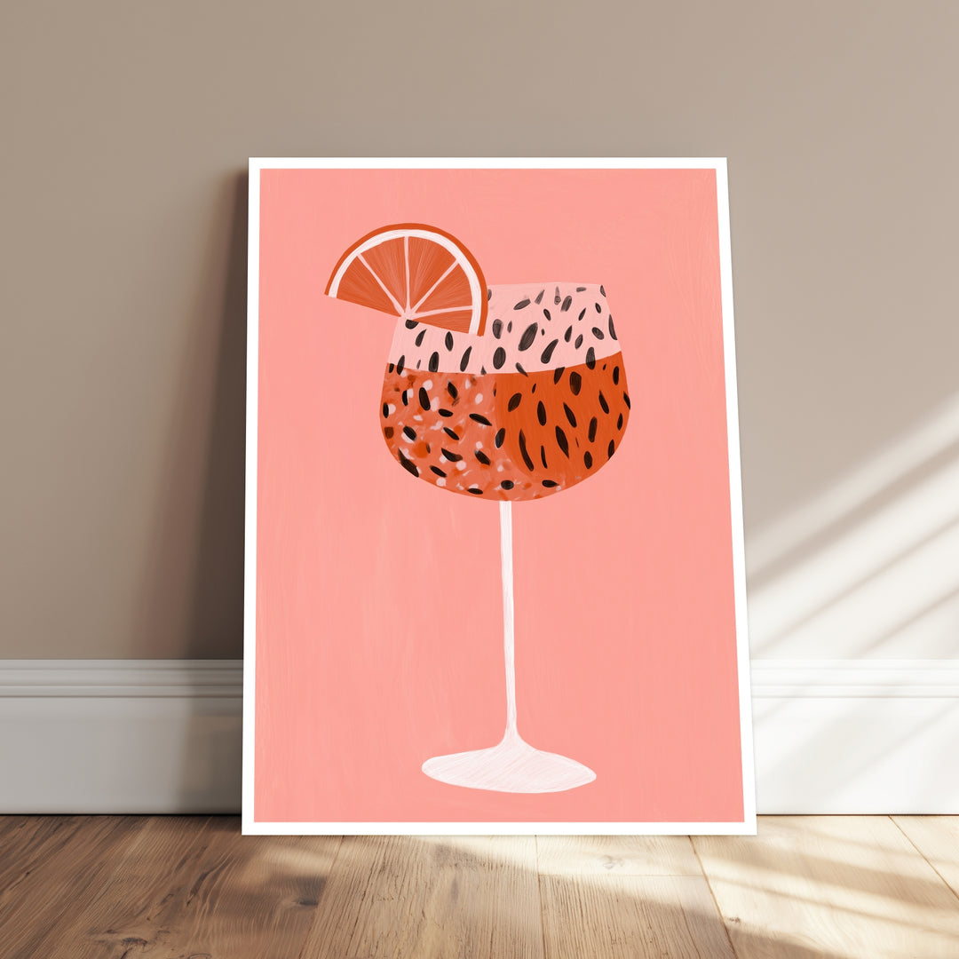 Cocktail mit Grapefruit Poster Dopamin – mattes Kunstdruck-Papier – Ansicht 4