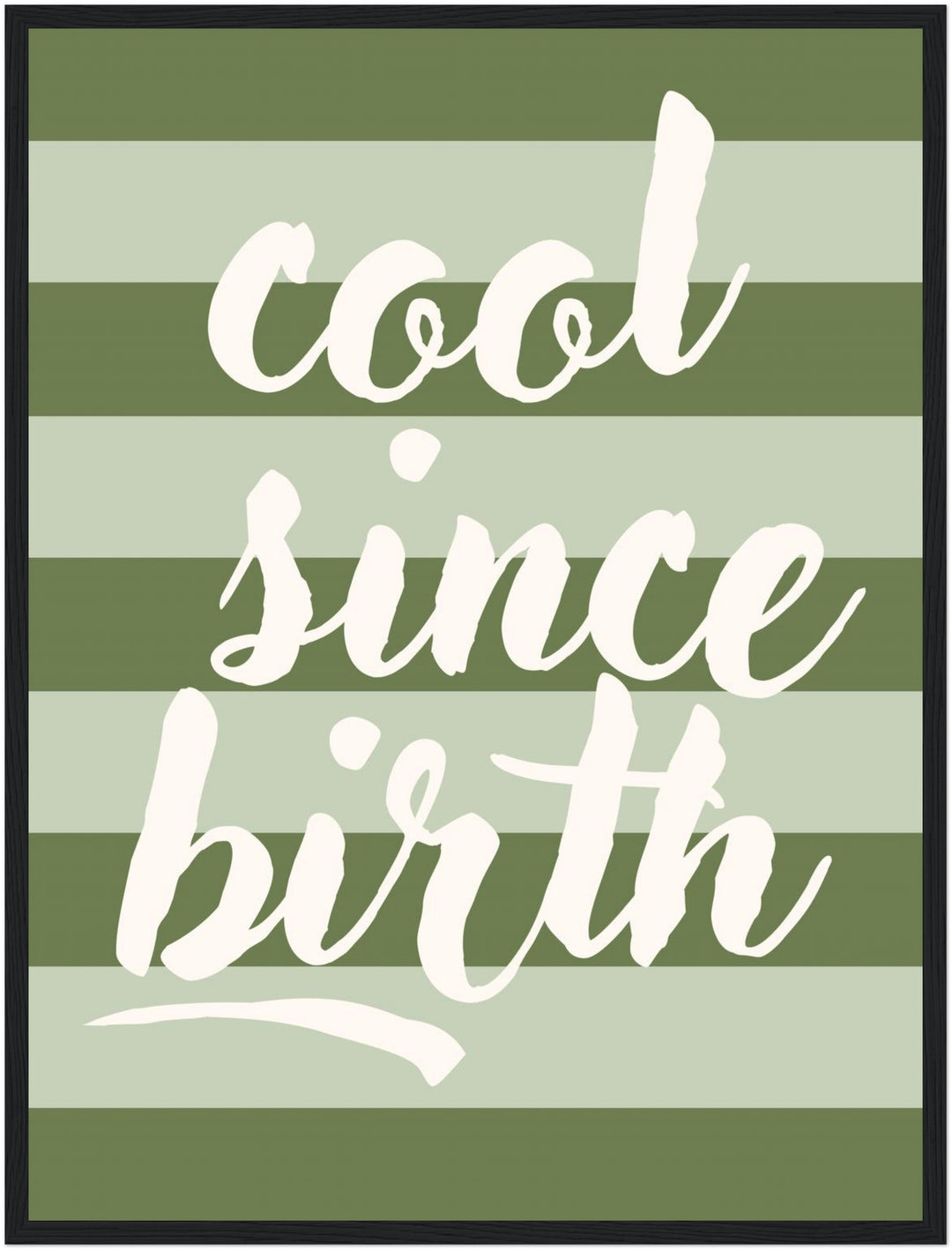 Cool since birth Poster abstrakt – mattes Kunstdruck-Papier – Ansicht 5