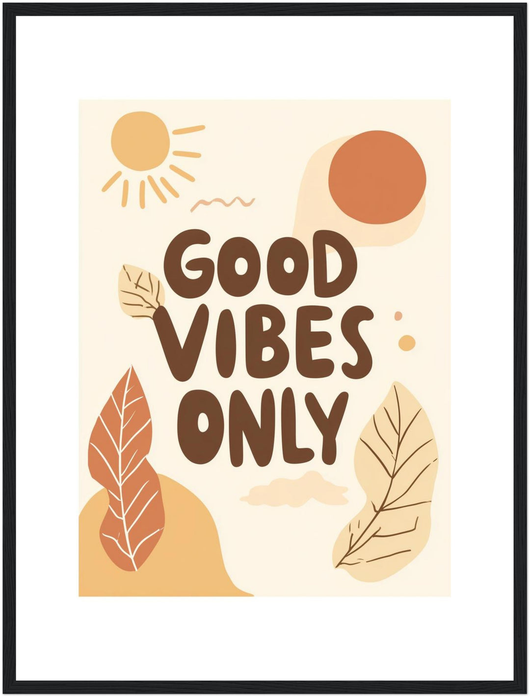 Good Vibes Only Poster Dopamin – mattes Kunstdruck-Papier – Ansicht 5