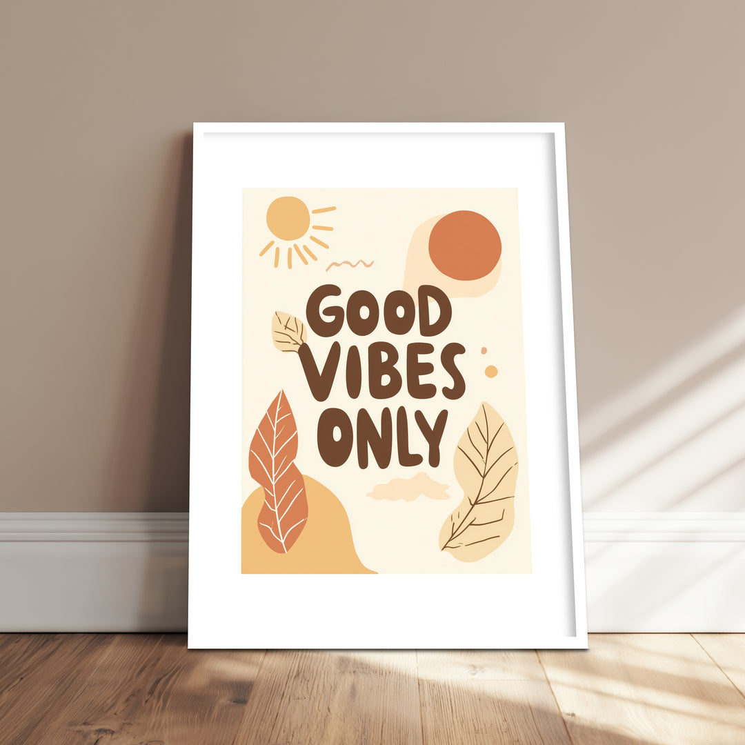 Good Vibes Only Poster Dopamin – mattes Kunstdruck-Papier – Ansicht 4
