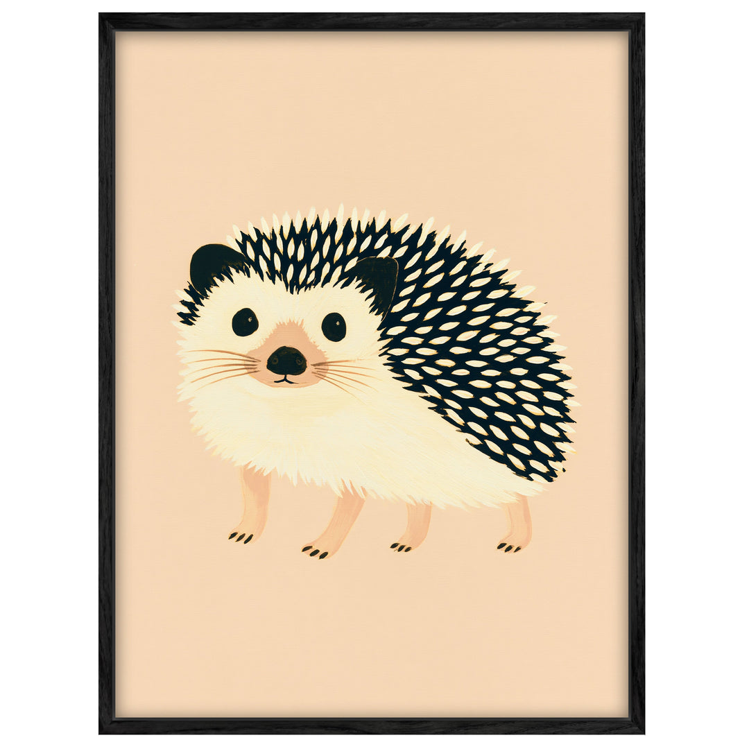 Kleiner Igel sanft Leinwandbild – Leinwandbild