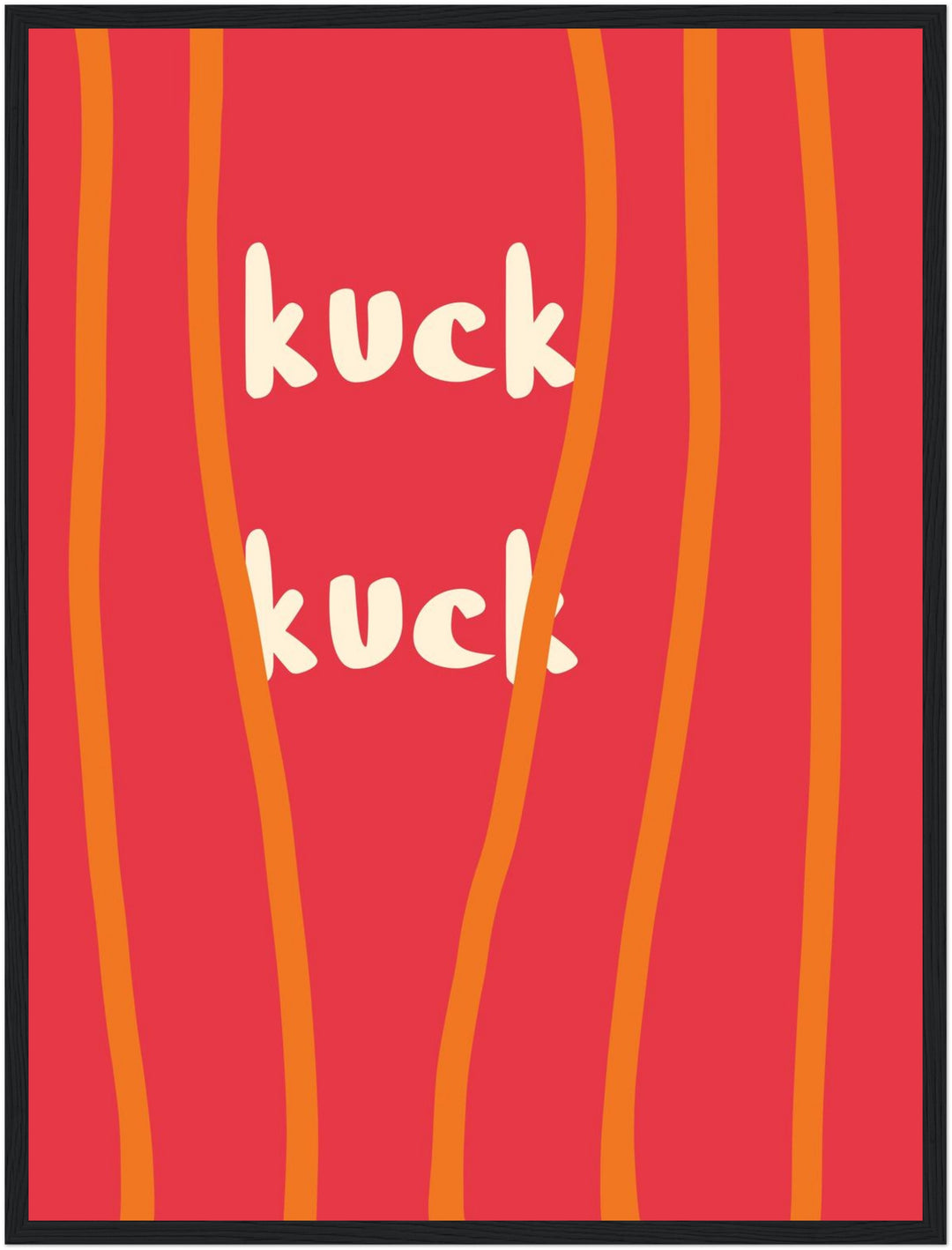 Kuck-Kuck Schriftzug Poster Dopamin – mattes Kunstdruck-Papier – Ansicht 5
