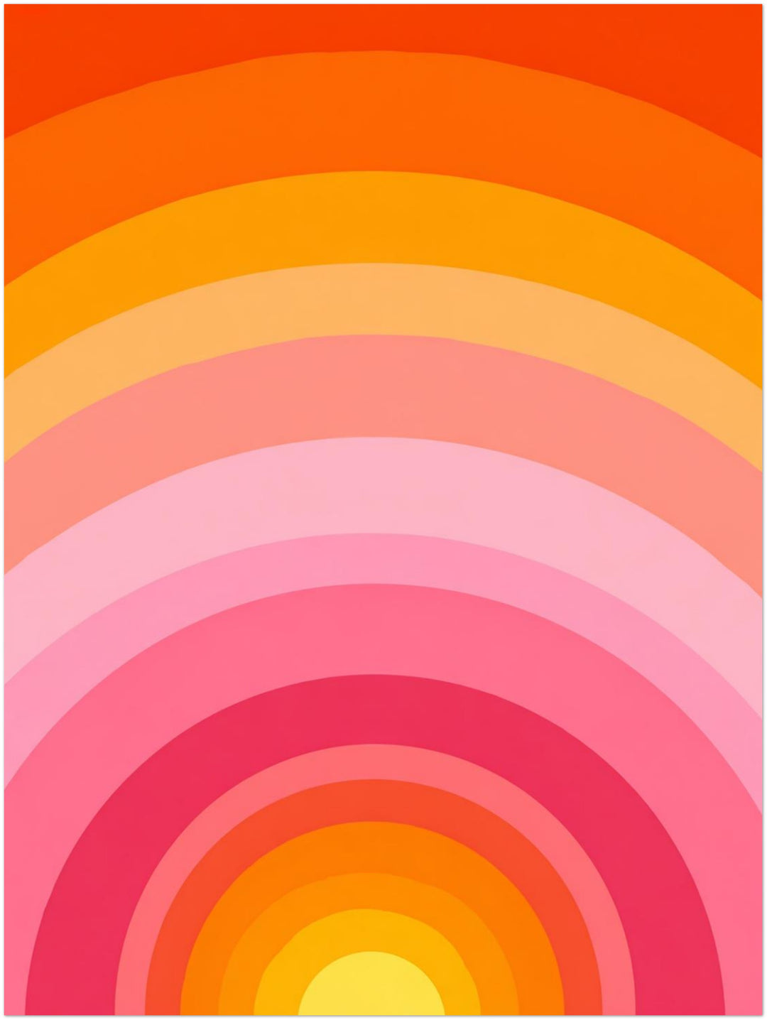 Regenbogen Kreise Dopamin – Wandkunst