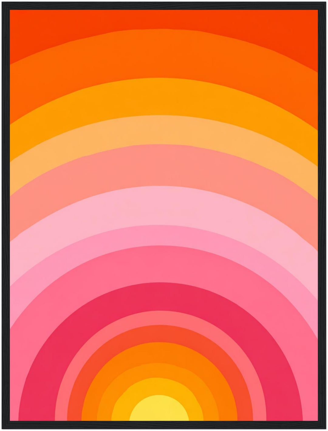 Regenbogen Kreise Poster Dopamin – mattes Kunstdruck-Papier – Ansicht 5