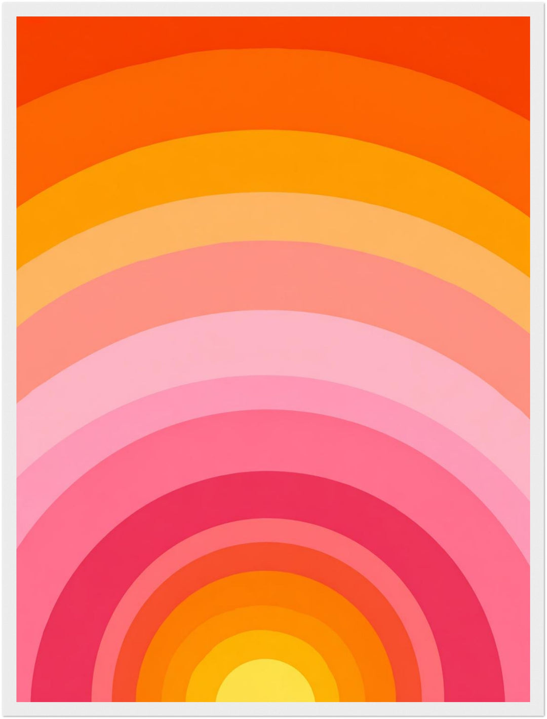Regenbogen Kreise Poster Dopamin – mattes Kunstdruck-Papier – Ansicht 6