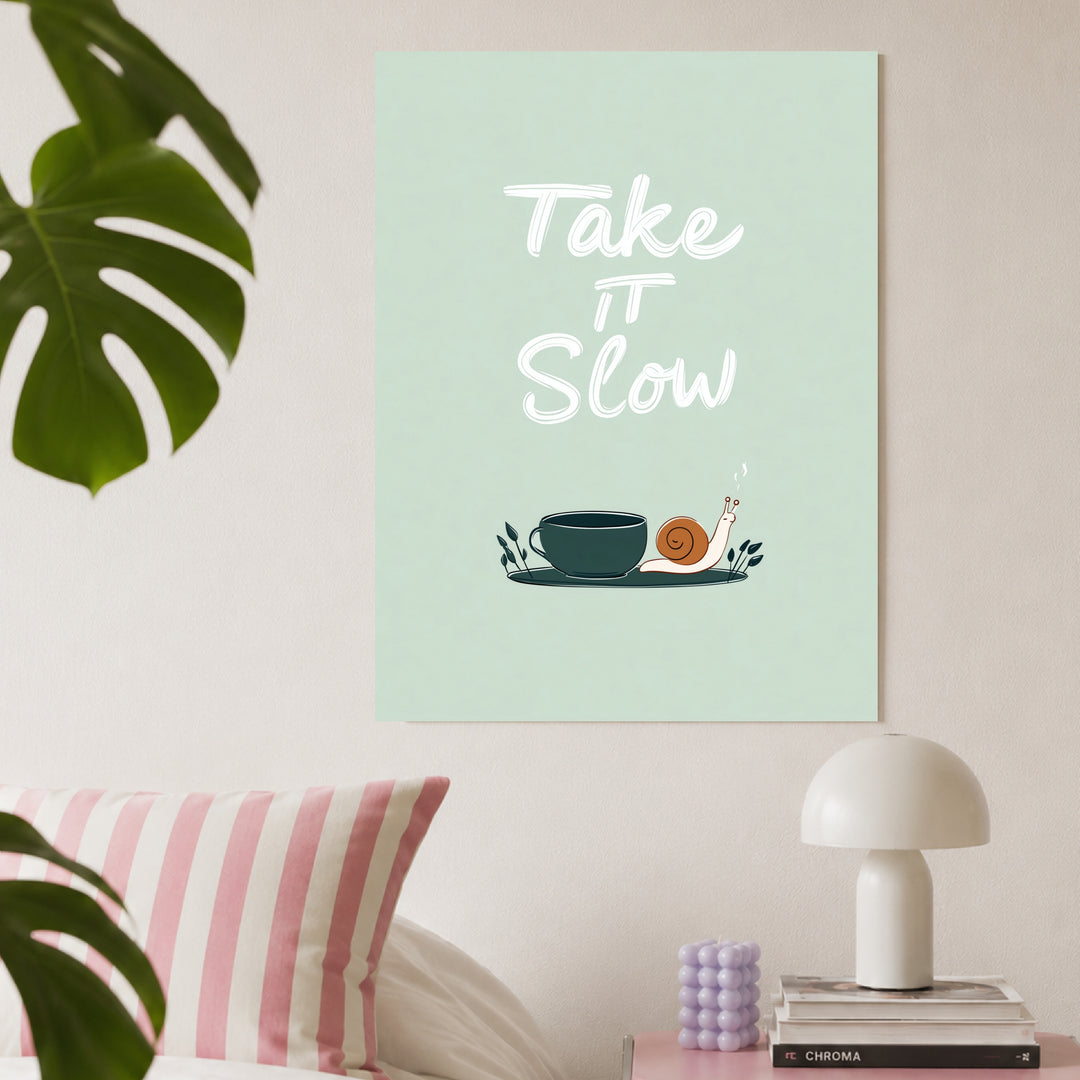 Schnecke und Tasse Poster Dopamin – mattes Kunstdruck-Papier – Ansicht 3