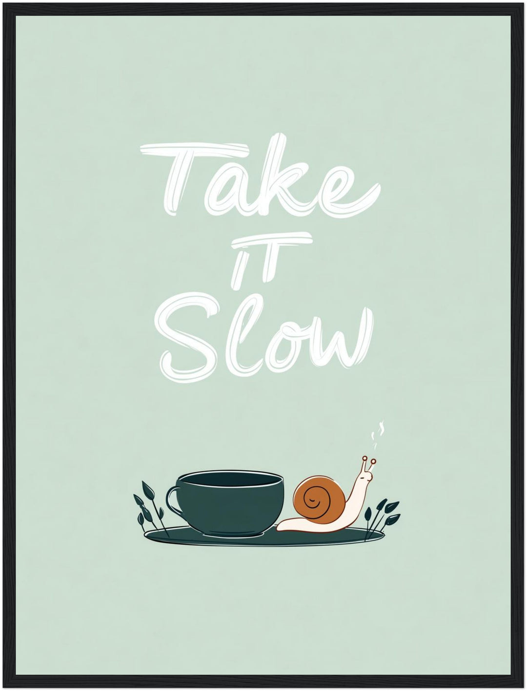 Schnecke und Tasse Poster Dopamin – mattes Kunstdruck-Papier – Ansicht 5