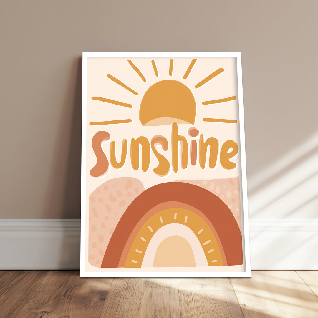 Sonne und Regenbogen Poster Dopamin – mattes Kunstdruck-Papier – Ansicht 4