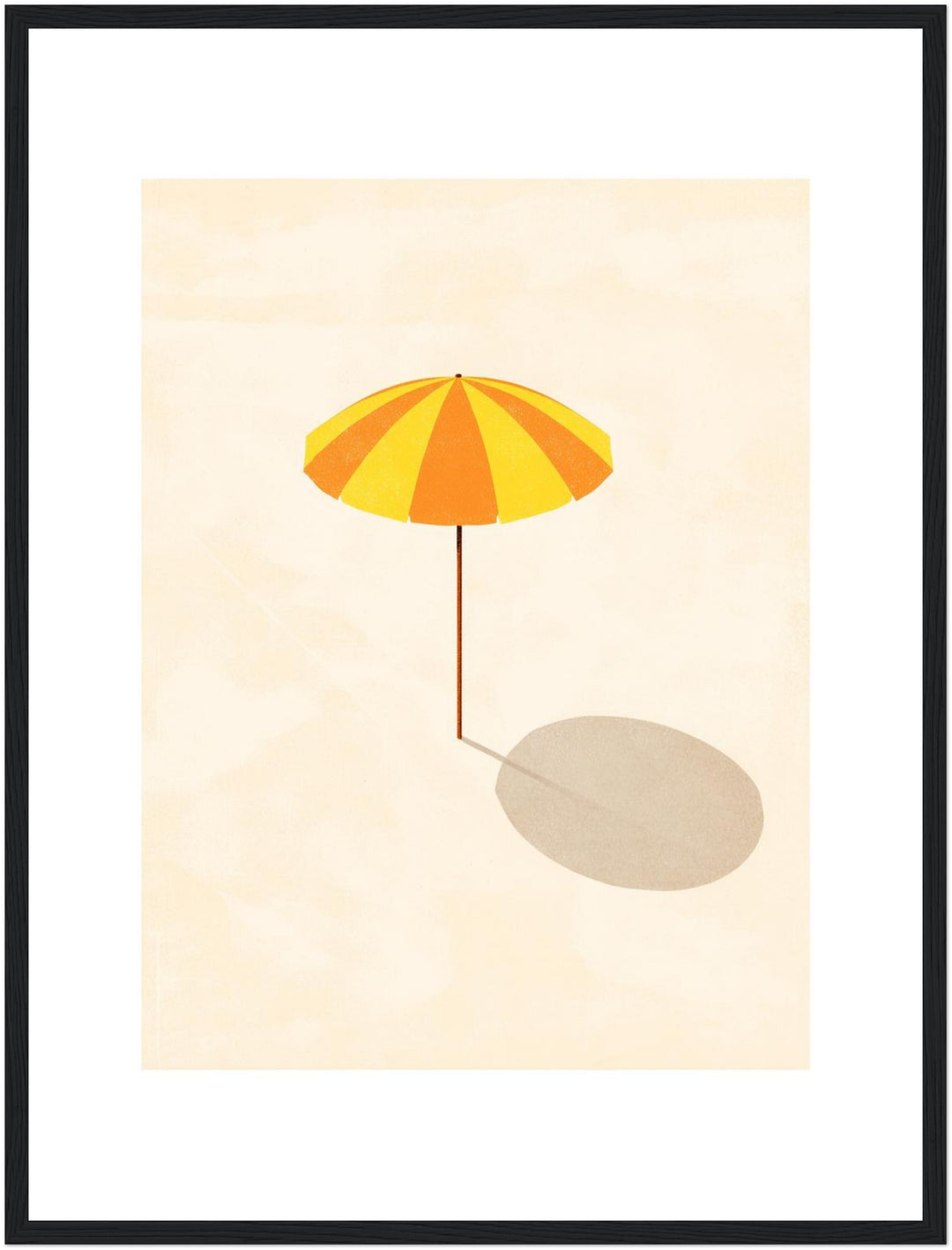 Sonnenschirm minimalistisch Poster Dopamin – mattes Kunstdruck-Papier – Ansicht 5