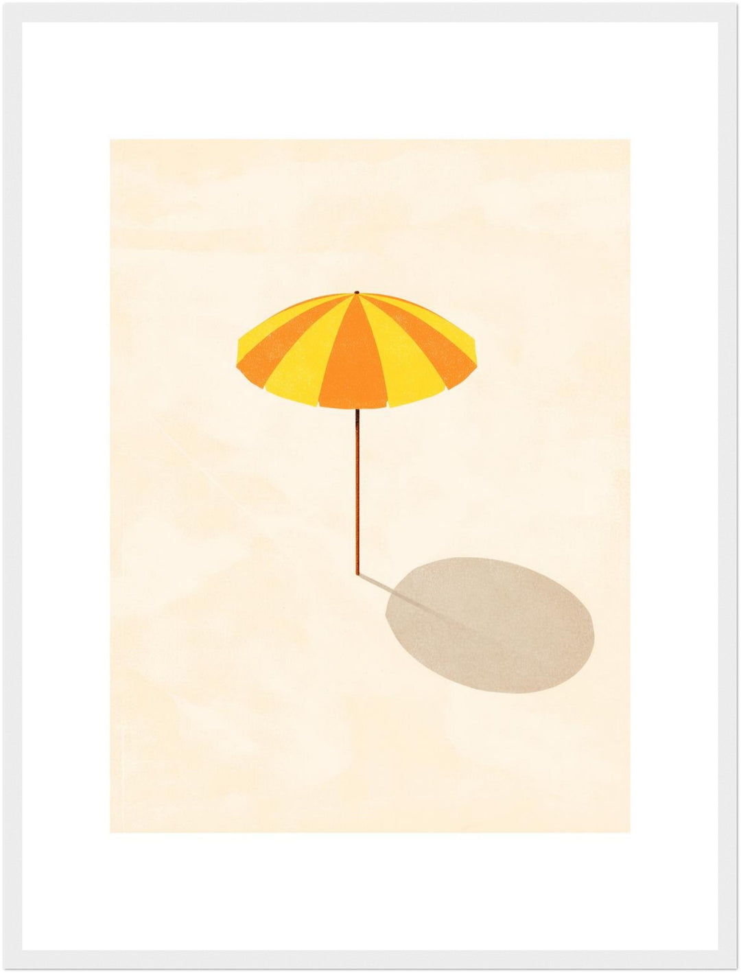 Sonnenschirm minimalistisch Poster Dopamin – mattes Kunstdruck-Papier – Ansicht 6