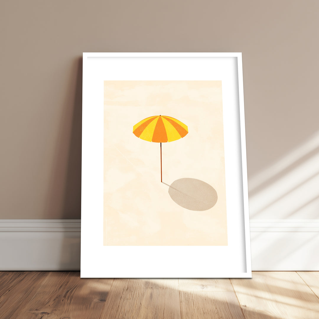 Sonnenschirm minimalistisch Poster Dopamin – mattes Kunstdruck-Papier – Ansicht 4