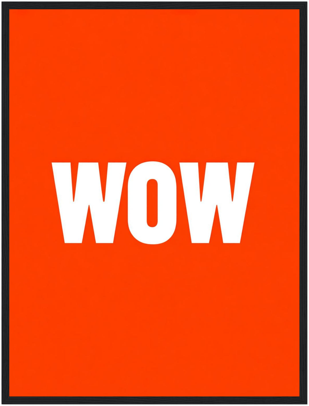 Wow orange Poster Dopamin – mattes Kunstdruck-Papier – Ansicht 5