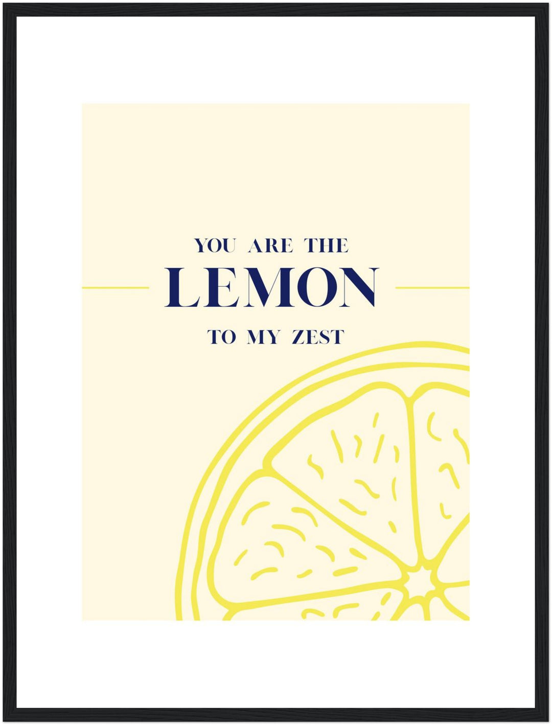 Zitronen Spruch Poster Dopamin – mattes Kunstdruck-Papier – Ansicht 5