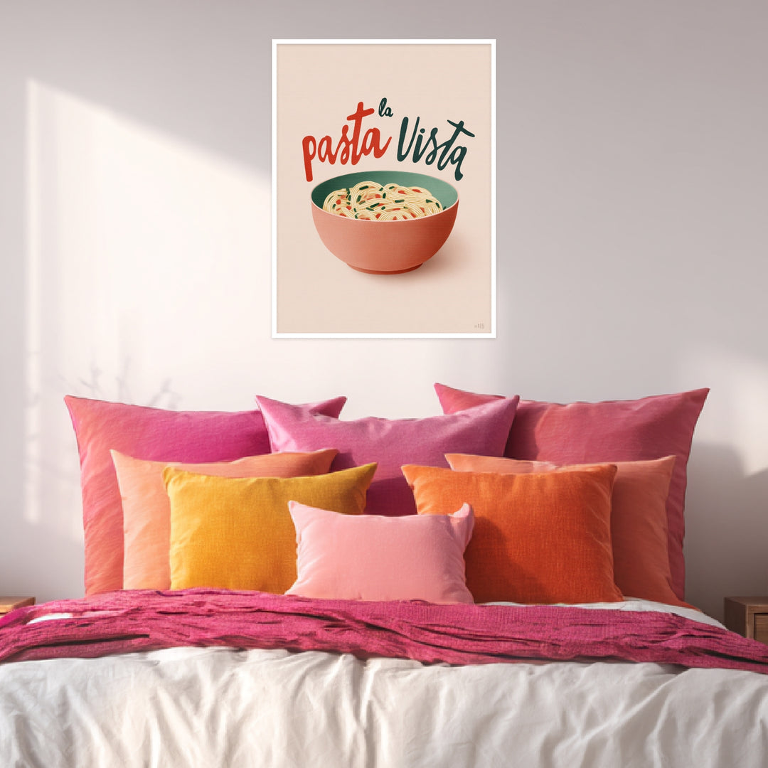 Pasta in Schale Poster Dopamin – mattes Kunstdruck-Papier – Ansicht 4