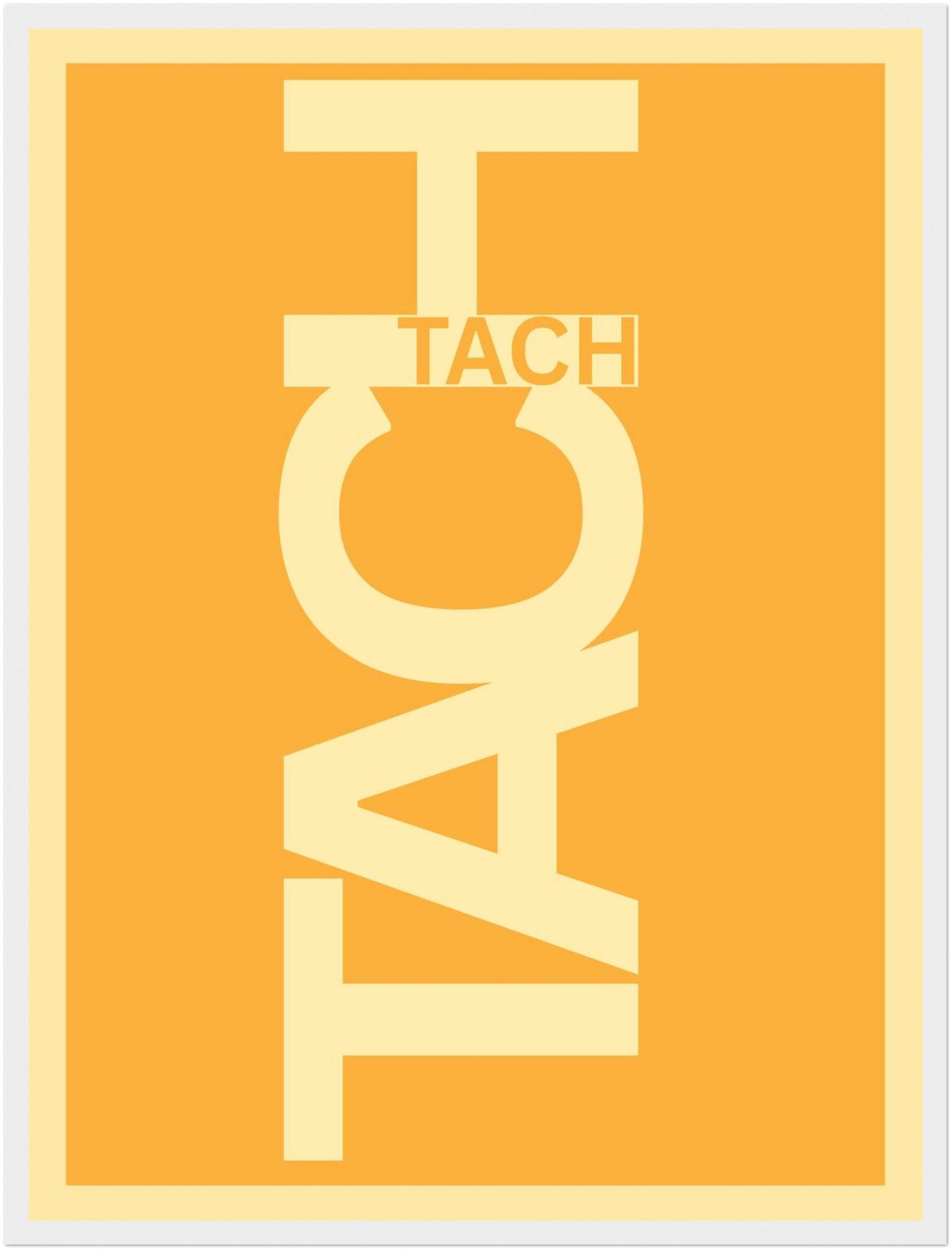 Tach Typografie Poster