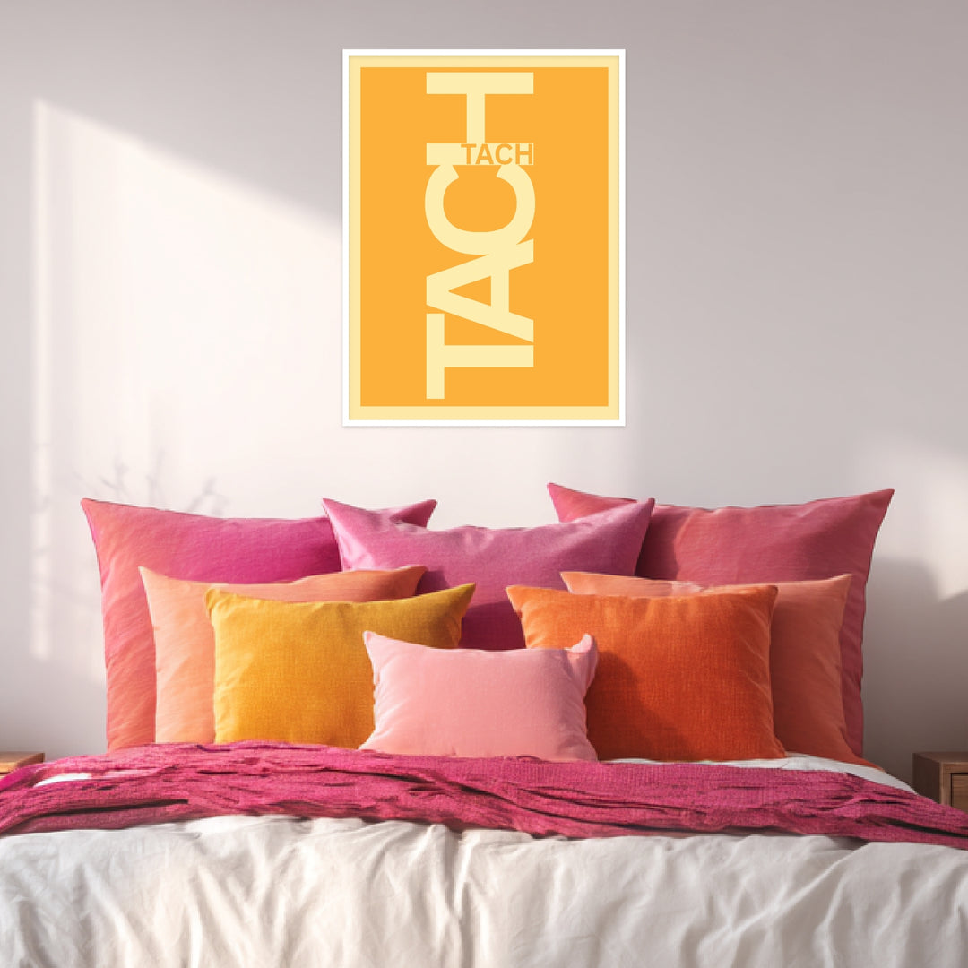 Tach Typografie Poster Dopamin – mattes Kunstdruck-Papier – Ansicht 4