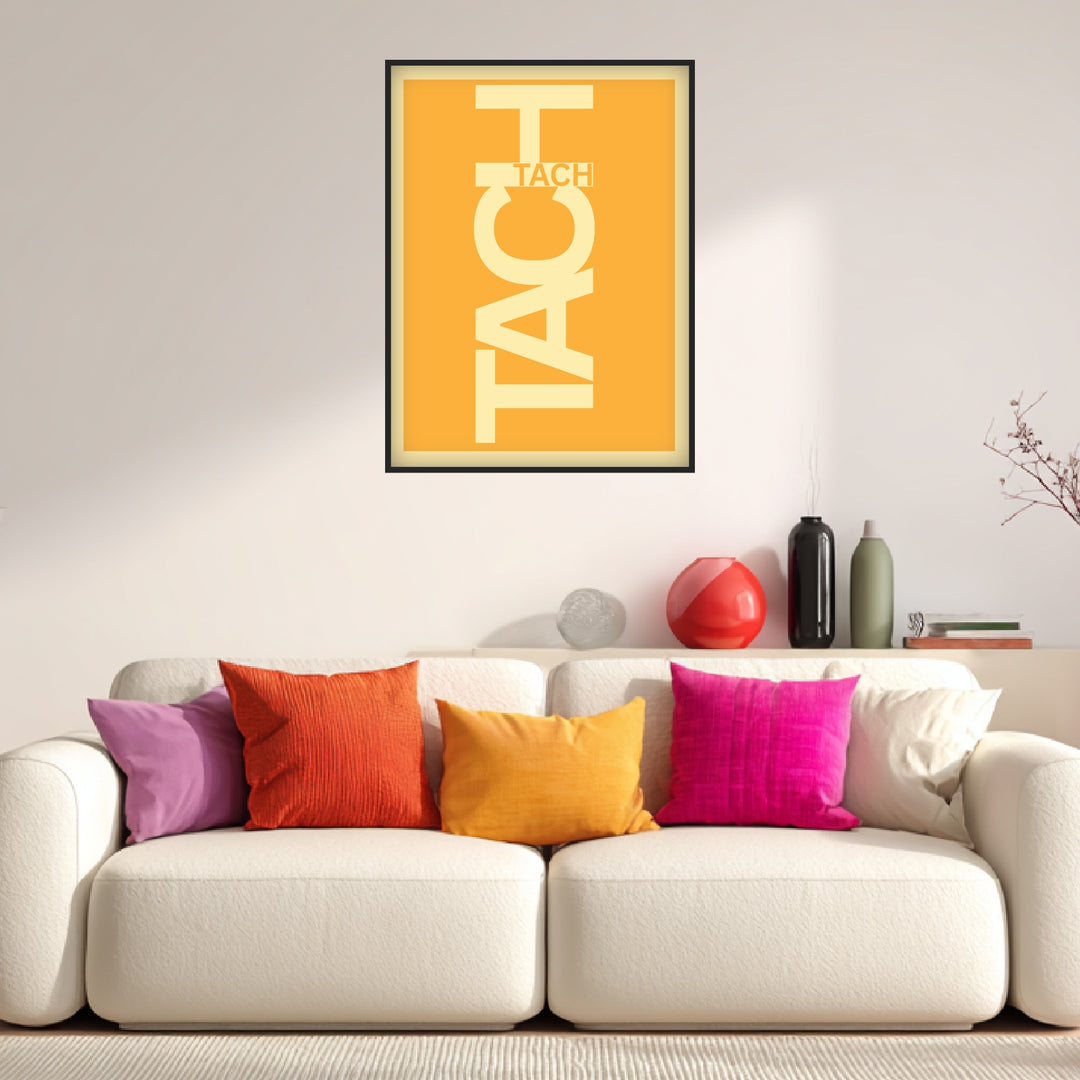 Tach Typografie Poster Dopamin – mattes Kunstdruck-Papier – Ansicht 3