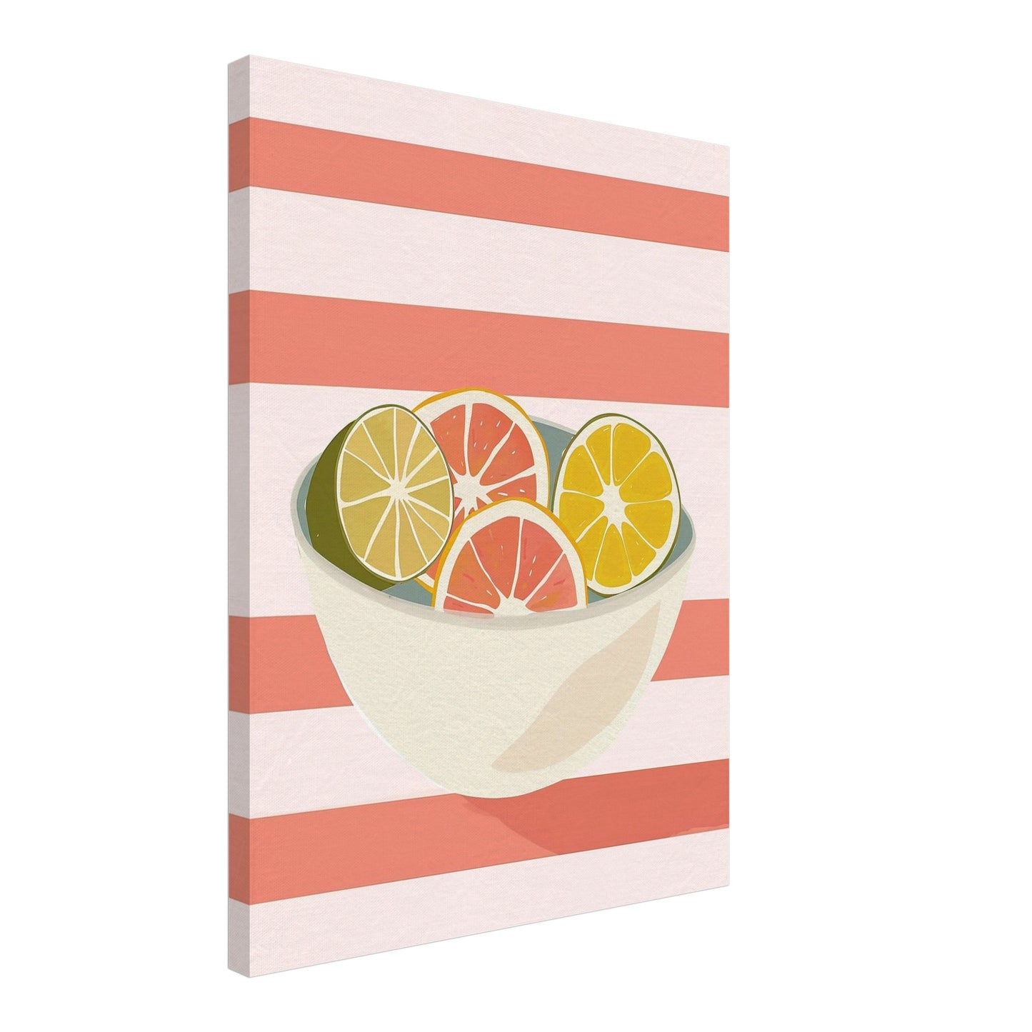 Zitrusfrüchte in Schale Leinwandbild