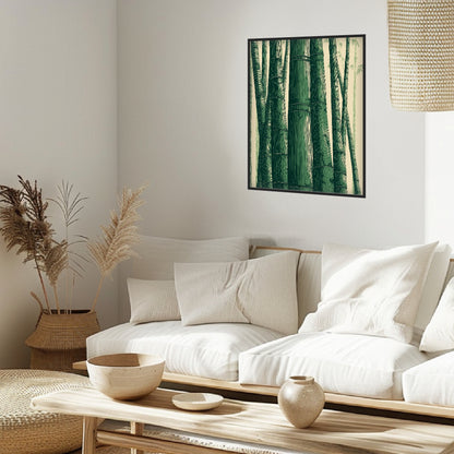 Bambuswald Illustration Poster