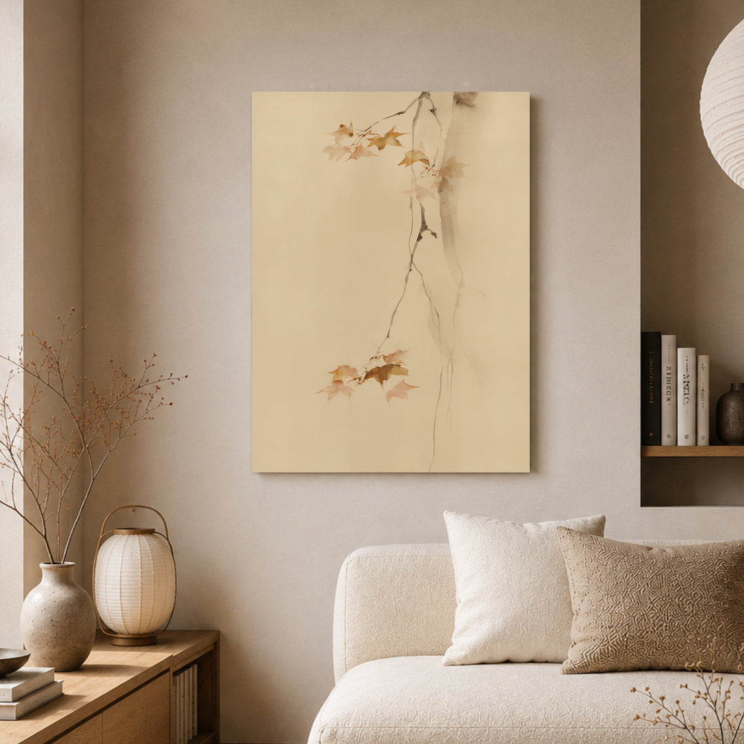 Herbstäste im Fallen Poster – Ohne Rahmen – Produktfoto