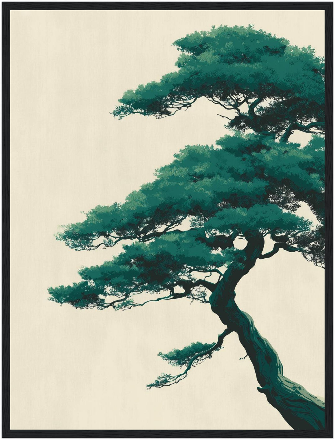 Stille Kiefer Poster abstrakt – mattes Kunstdruck-Papier – Ansicht 5