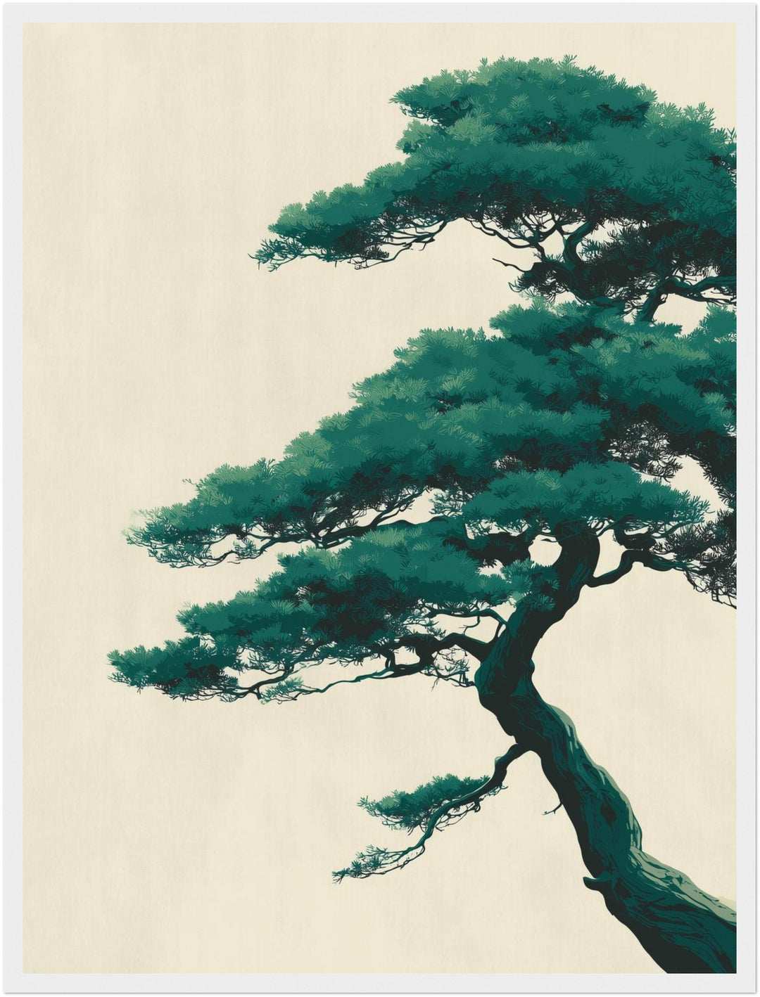 Stille Kiefer Poster abstrakt – mattes Kunstdruck-Papier – Ansicht 6