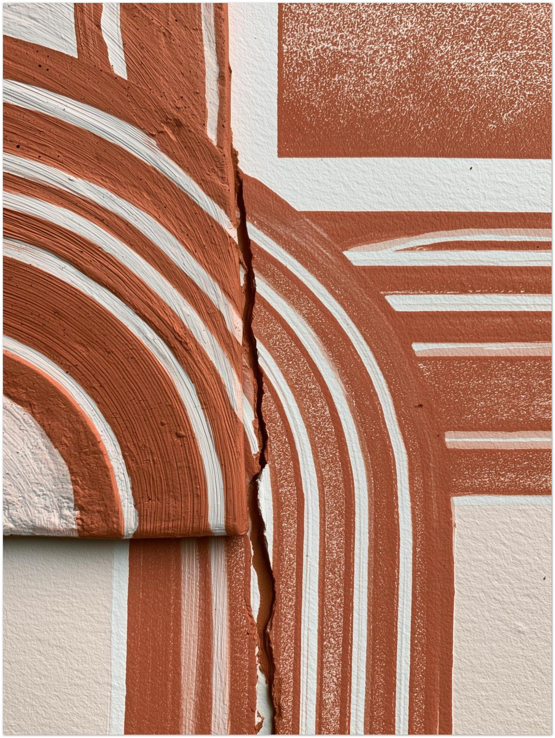 Terrakotta Bogen Dualität Poster – Ohne Rahmen – Produktfoto