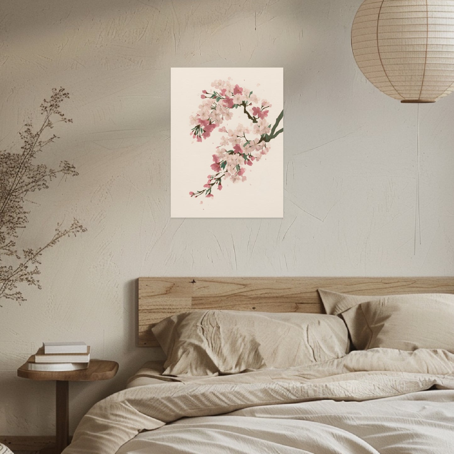 Zarte Kirschblütenzweige Poster