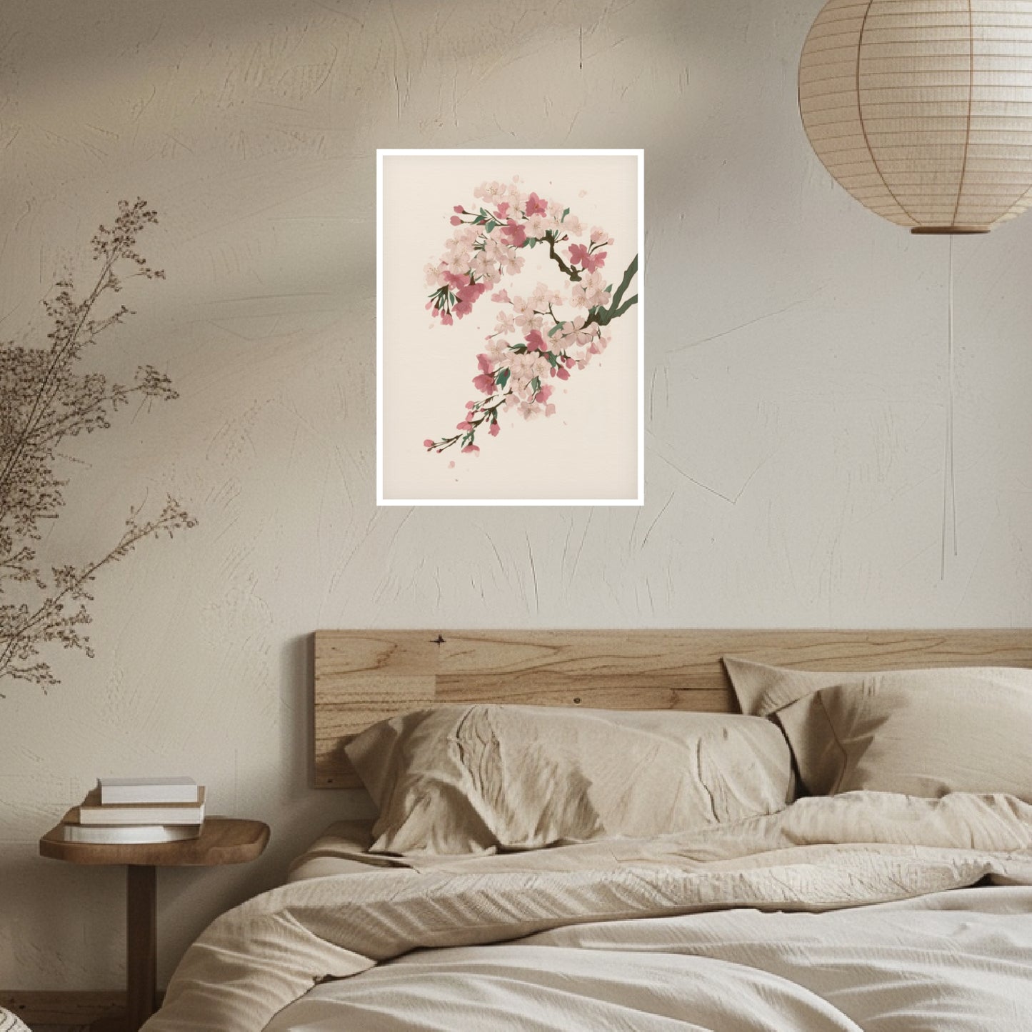 Zarte Kirschblütenzweige Poster